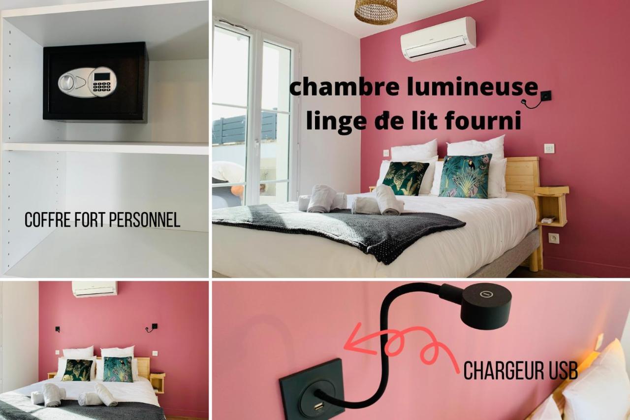 Le Commodore Maison Avec Piscine/parking/wifi/plages 5kms Casa de Férias